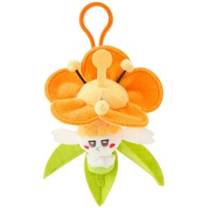 Pokémon Center Pokemon Center Original Full Bloom Flabebe Orange Flower Plush Keychain Japan Pokémon Center Pokemon Center Original Full Bloom Flabebe Orange Flower Plush Keychain Japan
