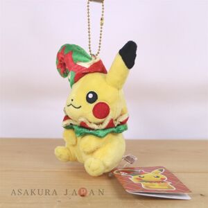 Pokemon Center 2022 Christmas Toy Factory Plush Mascot Key Chain Pikachu Pokemon Center 2022 Christmas Toy Factory Plush Mascot Key Chain Pikachu