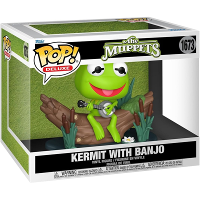 Branded Pop! Deluxe: The Muppets - Kermit The Frog With Banjo - Collectable Vinyl Figure Branded Pop! Deluxe: The Muppets - Kermit The Frog With Banjo - Collectable Vinyl Figure