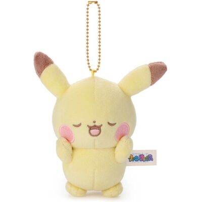 Takara Tomy Pokemon Pokepeace Pikachu Plush Keychain Funny Face Ver. Japan Official Takara Tomy Pokemon Pokepeace Pikachu Plush Keychain Funny Face Ver. Japan Official
