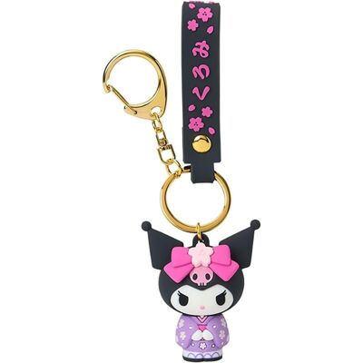 Sanrio Kuromi 3d Keychain Kimono 287342 Japan Official Sanrio Kuromi 3d Keychain Kimono 287342 Japan Official