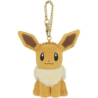 Sanei Boeki Pokemon All Star Collection Eevee Plush Keychain Japan Official Sanei Boeki Pokemon All Star Collection Eevee Plush Keychain Japan Official