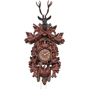 Herrzeit By Adolf Herr Cuckoo Clock - The Bear Hunter Xl Ha.. Ah 774/1 8tmt New Herrzeit By Adolf Herr Cuckoo Clock - The Bear Hunter Xl Ha.. Ah 774/1 8tmt New