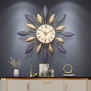 Warmiehomy Large Modern Wall Clock For Living Room - 55cm Decorative Vintage Me Warmiehomy Large Modern Wall Clock For Living Room - 55cm Decorative Vintage Me