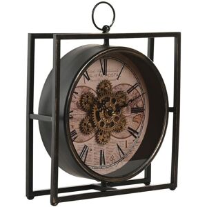 Table Clock Home Esprit Black Golden Vintage Table Clock Home Esprit Black Golden Vintage