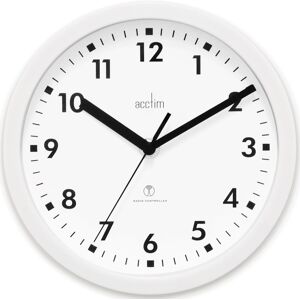 Acctim 74662 Nardo 20cm Radio Controlled White Wall Clock Acctim 74662 Nardo 20cm Radio Controlled White Wall Clock