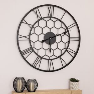 Charles Bentley Stanwick Indoor Outdoor Round Skeleton Wall Clock 90cm Charles Bentley Stanwick Indoor Outdoor Round Skeleton Wall Clock 90cm