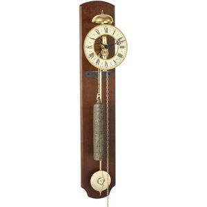 Hermle 70992-030711 Walnut Mechanical Skeleton Wall Clock With Hour Strike Hermle 70992-030711 Walnut Mechanical Skeleton Wall Clock With Hour Strike