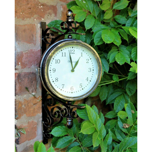 Does Not Apply Outdoor Garden Wall Station Clock & Temperature With Bracket, Swivels 21cm Face Does Not Apply Outdoor Garden Wall Station Clock & Temperature With Bracket, Swivels 21cm Face
