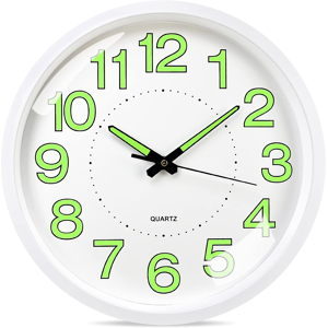 Does Not Apply Luminous Wall Clock, 12 Inch Silent Non-Ticking Quartz Night Light Wall Clock Ro Does Not Apply Luminous Wall Clock, 12 Inch Silent Non-Ticking Quartz Night Light Wall Clock Ro
