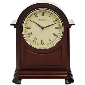 Wm. Widdop Widdop Dark Walnut Arched Mantel Clock W3417 Wm. Widdop Widdop Dark Walnut Arched Mantel Clock W3417