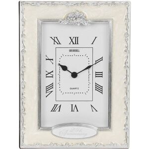 Shudehill Giftware 25th Silver Anniversary Table Mantel Clock To Commemorate An Anniversary Shudehill Giftware 25th Silver Anniversary Table Mantel Clock To Commemorate An Anniversary