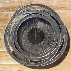 Homezone Garden Mile Grey Abstract 51cm Large Round Wall Clock Garden Clock Out Homezone Garden Mile Grey Abstract 51cm Large Round Wall Clock Garden Clock Out