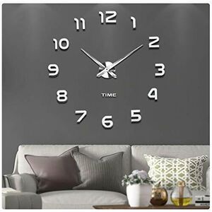 Vangold Modern Mute Diy Frameless Large Wall Clock 3d Mirror Sticker Metal Big Vangold Modern Mute Diy Frameless Large Wall Clock 3d Mirror Sticker Metal Big