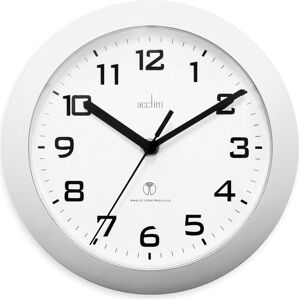 Acctim 74367 Peron Radio Controlled Wall Clock, Silver, 23 Cm L X 23 Cm W Acctim 74367 Peron Radio Controlled Wall Clock, Silver, 23 Cm L X 23 Cm W