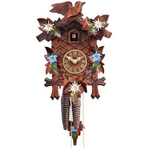 Herrzeit By Adolf Herr Cuckoo Clock - Alpine Flowers Ah 80/8 New Herrzeit By Adolf Herr Cuckoo Clock - Alpine Flowers Ah 80/8 New