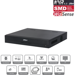 Dahua Nvr5432-Ei 32 Channels 4hdd 1.5u Wizsense Network Video Recorder, 18tb Hdd Dahua Nvr5432-Ei 32 Channels 4hdd 1.5u Wizsense Network Video Recorder, 18tb Hdd