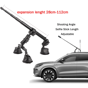 For Insta360 X5 X4 X3 X2 Dji Action Camera Car Suction Cup Mount+selfie Stick Uk For Insta360 X5 X4 X3 X2 Dji Action Camera Car Suction Cup Mount+selfie Stick Uk