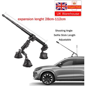 For Insta360 X5 X4 X3 X2 Dji Action Camera Car Suction Cup Mount+selfie Stick For Insta360 X5 X4 X3 X2 Dji Action Camera Car Suction Cup Mount+selfie Stick