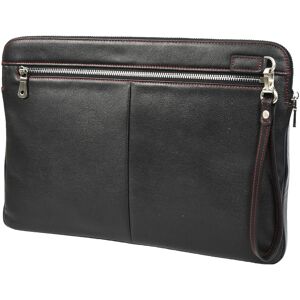 A1 Fashion Goods Real Leather Laptop Sleeves Case 15inch Folder Organiser Folio Bag A1041 Black A1 Fashion Goods Real Leather Laptop Sleeves Case 15inch Folder Organiser Folio Bag A1041 Black