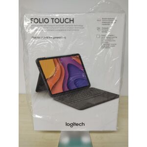 Logitech Folio Touch Keyboard Case With Keyboard Ipad Air 4th/5th Gen Grey - New Logitech Folio Touch Keyboard Case With Keyboard Ipad Air 4th/5th Gen Grey - New