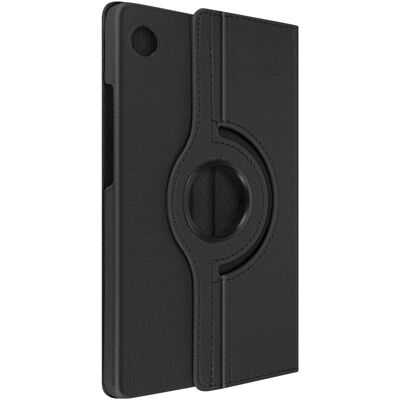 Avizar Galaxy Tab A9 Folio Case - Rotating Stand - Black Avizar Galaxy Tab A9 Folio Case - Rotating Stand - Black