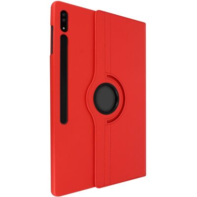 Avizar Galaxy Tab S8 Ultra Red 360 Rotating Stand Case Avizar Galaxy Tab S8 Ultra Red 360 Rotating Stand Case