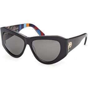 Emilio Pucci Pucci Ep0241 05a Black/texture 58/14/140 Woman Sunglasses Emilio Pucci Pucci Ep0241 05a Black/texture 58/14/140 Woman Sunglasses