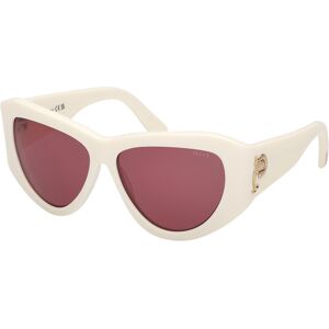 Emilio Pucci Pucci Ep0241 21s Shiny White 58/14/140 Woman Sunglasses Emilio Pucci Pucci Ep0241 21s Shiny White 58/14/140 Woman Sunglasses