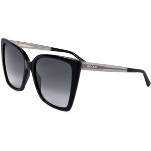 Jimmy Choo Lessie/s 807 Black 56/18/145 Woman Sunglasses Jimmy Choo Lessie/s 807 Black 56/18/145 Woman Sunglasses