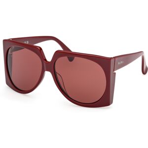 Max Mara Maxmara Mm0133 69s Shiny Bordeaux 61/14/135 Woman Sunglasses Max Mara Maxmara Mm0133 69s Shiny Bordeaux 61/14/135 Woman Sunglasses