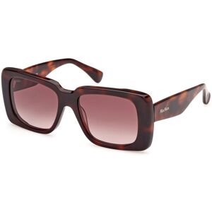 Max Mara Maxmara Mm0091 52f Dark Havana 53/17/140 Woman Sunglasses Max Mara Maxmara Mm0091 52f Dark Havana 53/17/140 Woman Sunglasses