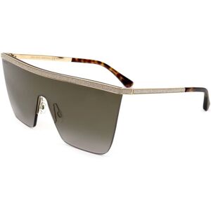 Jimmy Choo Leah/s 06j Gold Havana 99/1/145 Woman Sunglasses Jimmy Choo Leah/s 06j Gold Havana 99/1/145 Woman Sunglasses