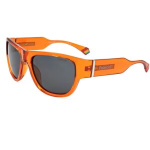 Polaroid Pld 6197/s/mc L7q Orange 55/17/130 Unisex Sunglasses Polaroid Pld 6197/s/mc L7q Orange 55/17/130 Unisex Sunglasses