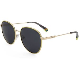 Polaroid Pld 6215/s/x Dyg Gold Yellow 56/17/145 Unisex Sunglasses Polaroid Pld 6215/s/x Dyg Gold Yellow 56/17/145 Unisex Sunglasses