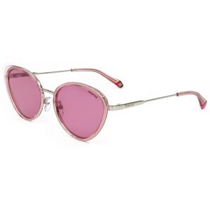 Polaroid Pld 6145/s 35j Pink 56/19/145 Woman Sunglasses Polaroid Pld 6145/s 35j Pink 56/19/145 Woman Sunglasses