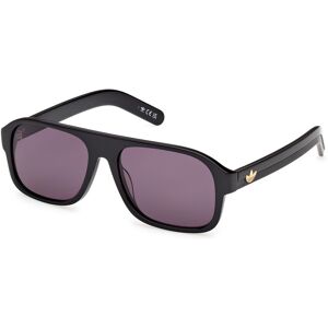 adidas Originals Or0141 01a Shiny Black 55/16/140 Unisex Sunglasses adidas Originals Or0141 01a Shiny Black 55/16/140 Unisex Sunglasses