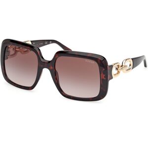Guess Gu00161 52f Dark Havana 56/21/140 Woman Sunglasses Guess Gu00161 52f Dark Havana 56/21/140 Woman Sunglasses