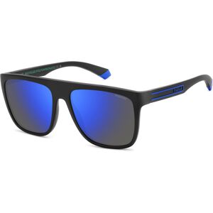 Polaroid Pld 2162/s 0vk Matte Black Blue 58/17/140 Man Sunglasses Polaroid Pld 2162/s 0vk Matte Black Blue 58/17/140 Man Sunglasses