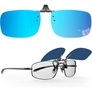 Does Not Apply Polarized Flip Up Clip On Sunglasses Mens Women-Durable Wide Steel Clip For One- Does Not Apply Polarized Flip Up Clip On Sunglasses Mens Women-Durable Wide Steel Clip For One-