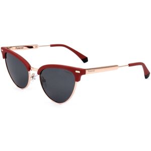 Polaroid Pld 4122/s 0z3 Matte Red 52/18/145 Woman Sunglasses Polaroid Pld 4122/s 0z3 Matte Red 52/18/145 Woman Sunglasses