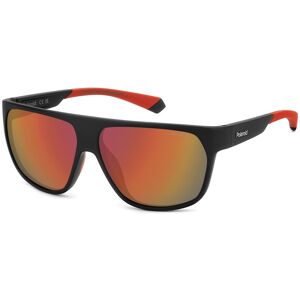 Polaroid Sunglasses Pld 7053/s Blx/oz Black Red Man Polaroid Sunglasses Pld 7053/s Blx/oz Black Red Man
