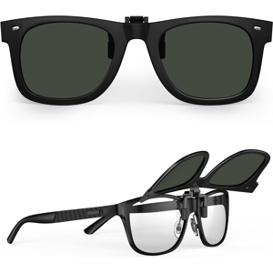 Does Not Apply Polarized Clip On Sunglasses Over Prescription Glasses Women Men-Retro Framed De Does Not Apply Polarized Clip On Sunglasses Over Prescription Glasses Women Men-Retro Framed De