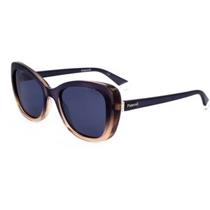 Polaroid Pld 4132/s/x Yrq Blue Beige 53/19/145 Woman Sunglasses Polaroid Pld 4132/s/x Yrq Blue Beige 53/19/145 Woman Sunglasses