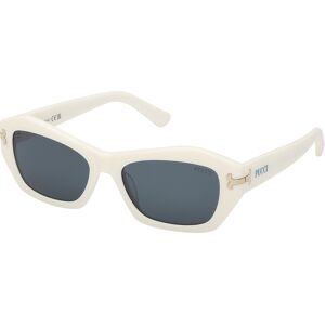 Emilio Pucci Pucci Ep0235 21v Shiny White 54/17/140 Woman Sunglasses Emilio Pucci Pucci Ep0235 21v Shiny White 54/17/140 Woman Sunglasses