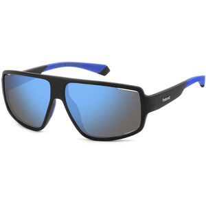 Polaroid Pld 7054/s 0vk Matte Black Blue 61/12/140 Man Sunglasses Polaroid Pld 7054/s 0vk Matte Black Blue 61/12/140 Man Sunglasses