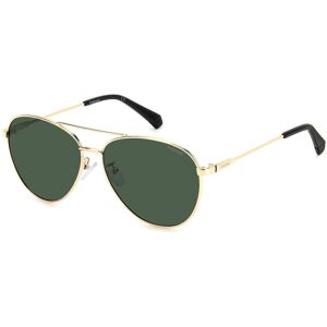 Polaroid Pld 4142/g/s/x Pef Gold Green 60/14/145 Unisex Sunglasses Polaroid Pld 4142/g/s/x Pef Gold Green 60/14/145 Unisex Sunglasses