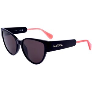 Max&co. Mo0053 01a Shiny Black 54/17/140 Woman Sunglasses Max&co. Mo0053 01a Shiny Black 54/17/140 Woman Sunglasses