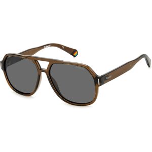 Polaroid Pld 6193/s 09q Brown 57/14/145 Unisex Sunglasses Polaroid Pld 6193/s 09q Brown 57/14/145 Unisex Sunglasses
