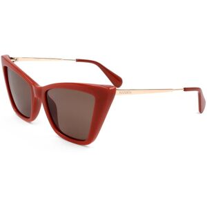 Max&co. Mo0057 66e Shiny Red 54/18/140 Woman Sunglasses Max&co. Mo0057 66e Shiny Red 54/18/140 Woman Sunglasses